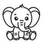 Cute Mini Elephant Embroidery Design File -  Animal Embroidery Design