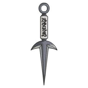 Minato Kunai Embroidery Design - Naruto Anime Embroidery Design