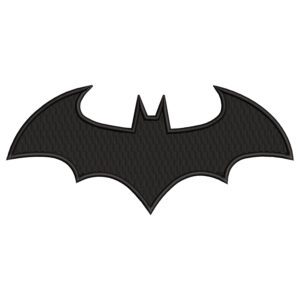 Batman Logo Embroidery Design - Batman Superhero Embroidery Design