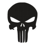 Punisher Logo Embroidery Design - The Punisher Superhero Embroidery Design