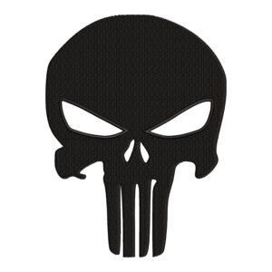 Punisher Logo Embroidery Design - The Punisher Superhero Embroidery Design