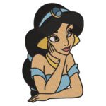 Jasmine Embroidery Design - Aladdin