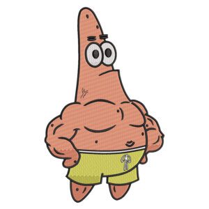 Patrick Body Embroidery Design - Spongebob Squarepants