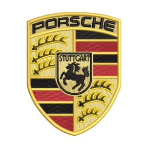 Porsche Logo Embroidery Design - Car Embroidery Design