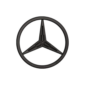 Mercedes Logo Embroidery Design - Car Embroidery Design