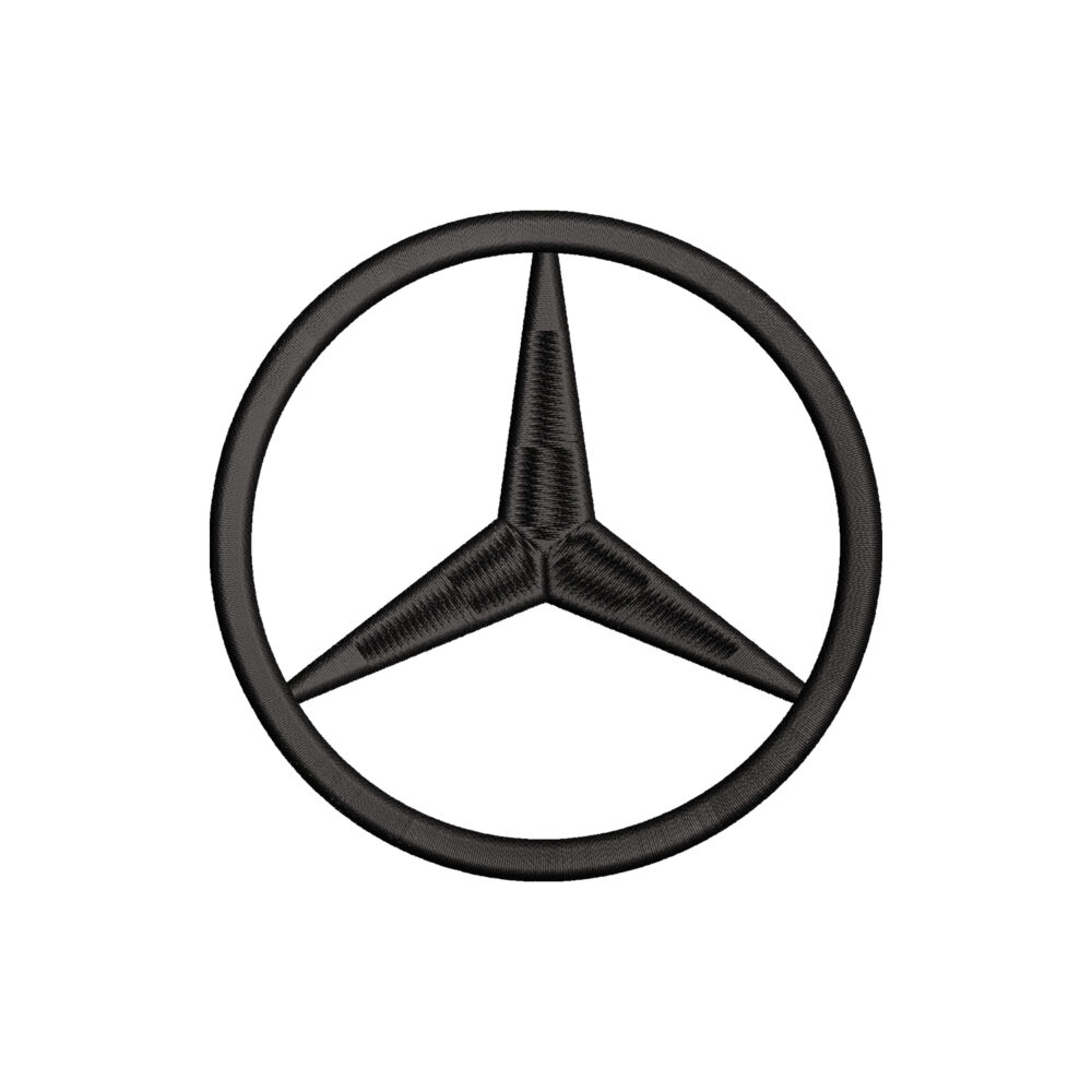 Mercedes Logo Embroidery Design