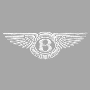 Bentley Logo Embroidery Design File - Luxury Car Logo Embroidery Design