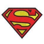 Superman Logo Embroidery Design - Superman Superhero Embroidery Design