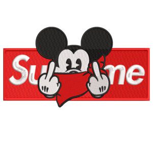 Mickey Supreme Embroidery Design - Mickey Mouse