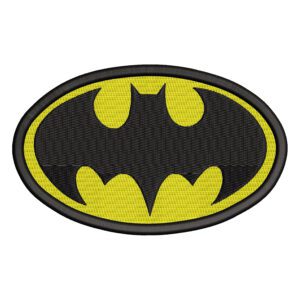 Batman Logo Embroidery Design - Batman Superhero Embroidery Design