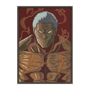 Reiner Titan Embroidery Design File -  Attack on Titan Anime Embroidery Design