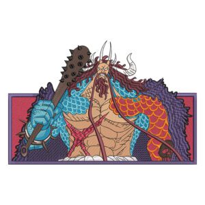 Kaido Embroidery Design - One Piece Anime Embroidery Design