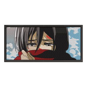 Mikasa Scarf Kid Embroidery Design File -  Attack on Titan Anime Embroidery Design