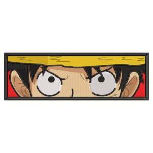 Luffy Eyes Embroidery Design - One Piece Anime Embroidery Design