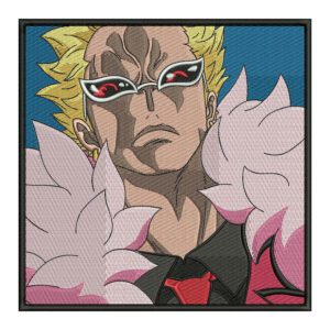 Doflamingo Embroidery Design - One Piece Anime Embroidery Design