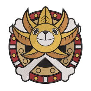 Thousand Sunny Embroidery Design - One Piece Anime Embroidery Design