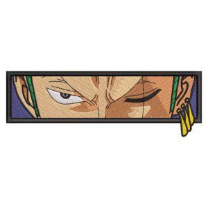 Zoro Eyes Embroidery Design - One Piece Anime Embroidery Design