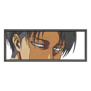 Levi Eyes Embroidery Design File - Attack on Titan Anime Embroidery Design