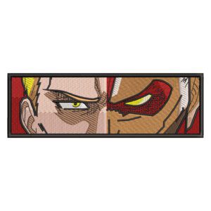 Reiner Titan Eyes Embroidery Design File - Attack on Titan Anime Embroidery Design