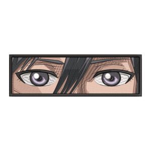 Mikasa Eyes Embroidery Design File - Attack on Titan Anime Embroidery Design