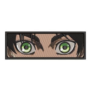 Eren Eyes Embroidery Design File - Attack on Titan Anime Embroidery Design