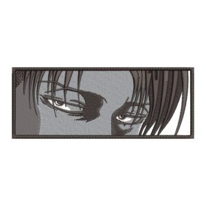 Levi Eyes Embroidery Design File - Attack on Titan Anime Embroidery Design