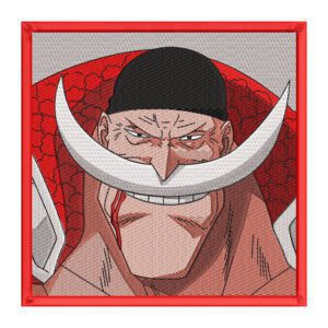 Whitebeard Embroidery Design - One Piece Anime Embroidery Design