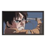 Eren Attack Embroidery Design File -  Attack on Titan Anime Embroidery Design