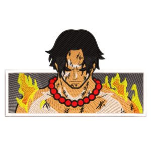 Ace Embroidery Design - One Piece Anime Embroidery Design