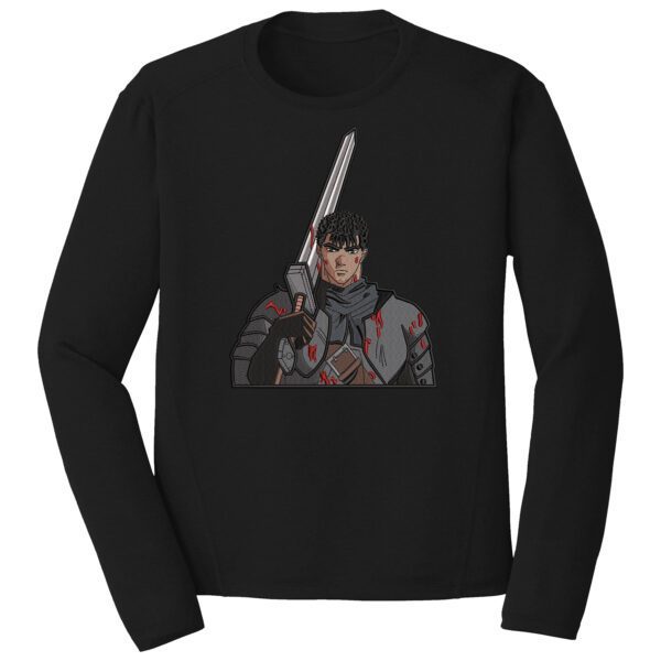 Guts Sword Embroidery Design - Berserk Anime Embroidery Design