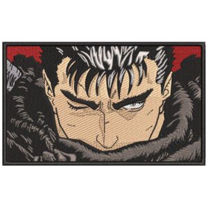 Guts Face Embroidery Design - Berserk Anime Embroidery Design