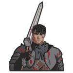 Guts Sword Embroidery Design - Berserk Anime Embroidery Design