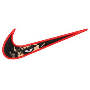 Guts Swoosh Embroidery Design - Berserk Nike Anime Embroidery Design