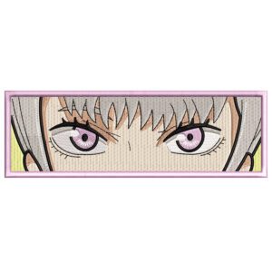 Noelle Eyes Embroidery Design - Black Clover Anime Embroidery Design