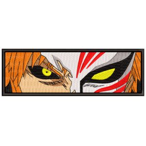 Ichigo Eyes Embroidery Design - Bleach Anime Embroidery Design