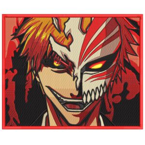 Ichigo Hollow Embroidery Design - Bleach Anime Embroidery Design