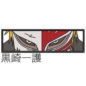 Ichigo Hollow Eyes Embroidery Design - Bleach Anime Embroidery Design