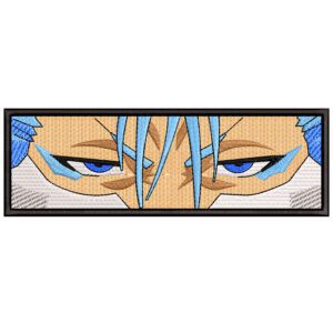 Grimmjow Eyes Embroidery Design - Bleach Anime Embroidery Design