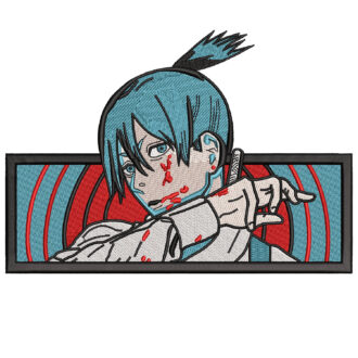 Aki Hayakawa Embroidery Design - Chainsaw Man Anime Embroidery Design