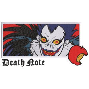 Ryuk Death Note Embroidery Design - Death Note Anime Embroidery Design