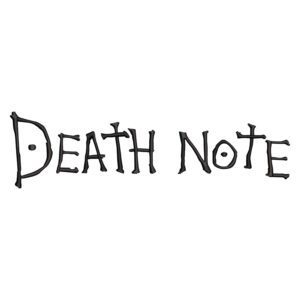 Death Note Embroidery Design - Death Note Anime Embroidery Design