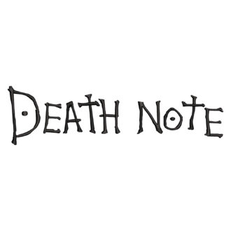 Death Note Embroidery Design - Death Note Anime Embroidery Design