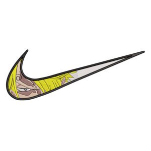 Sanji Swoosh Embroidery Design - One Piece Nike Anime Embroidery Design