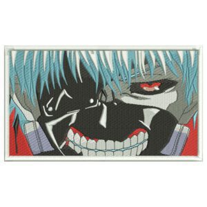 Kaneki Eyes Embroidery Design - Tokyo Ghoul Anime Embroidery Design