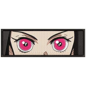 Nezuko Eyes Embroidery Design - Demon Slayer Anime Embroidery Design