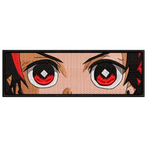 Tanjiro Eyes Embroidery Design - Demon Slayer Anime Embroidery Design