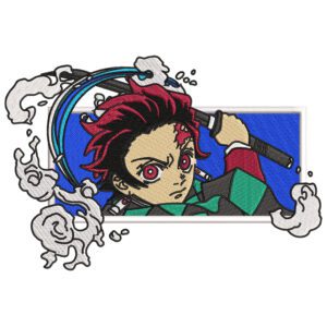 Tanjiro Embroidery Design - Demon Slayer Anime Embroidery Design