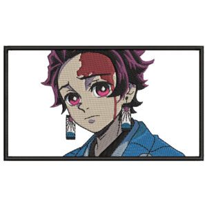 Tanjiro Embroidery Design - Demon Slayer Anime Embroidery Design