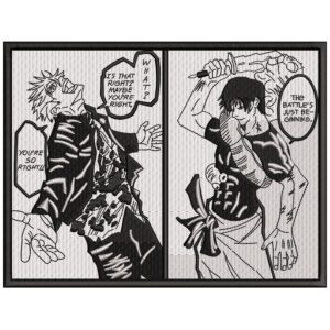 Gojo vs Toji Embroidery Design - Jujutsu Kaisen Anime Embroidery Design