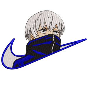 Inumaki Swoosh Embroidery Design - Jujutsu Kaisen Nike Anime Embroidery Design